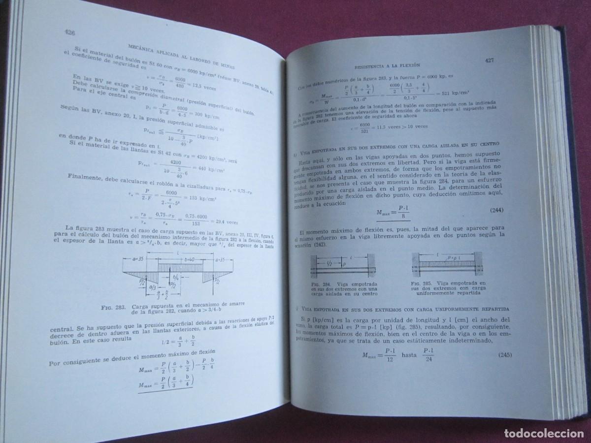 Libros de segunda mano: MECANICA APLICADA AL LABOREO DE MINAS CAR8 - Foto 3