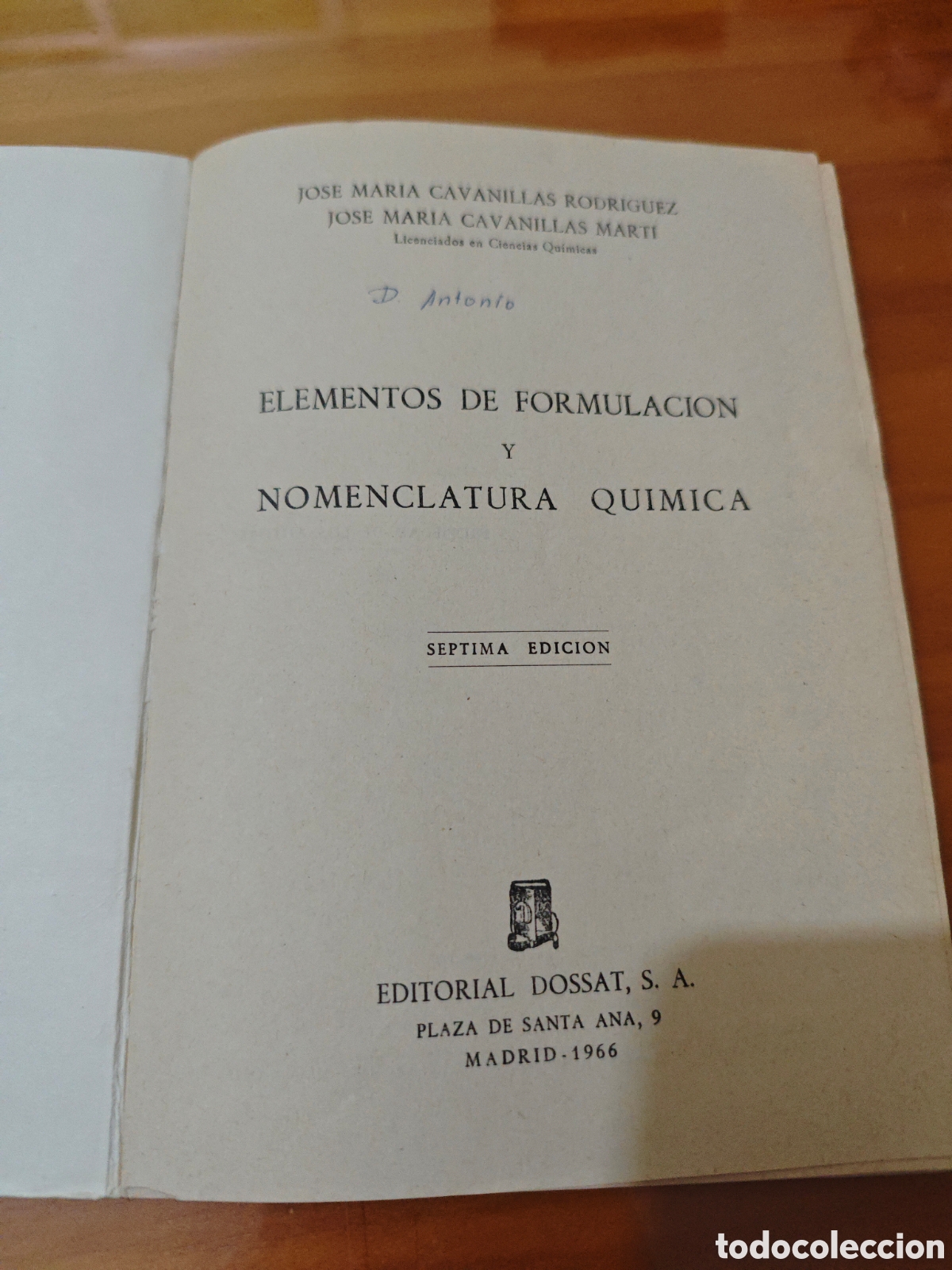 Libros de segunda mano de ciencias: Libro de Qu&iacute;mica.... - Foto 2