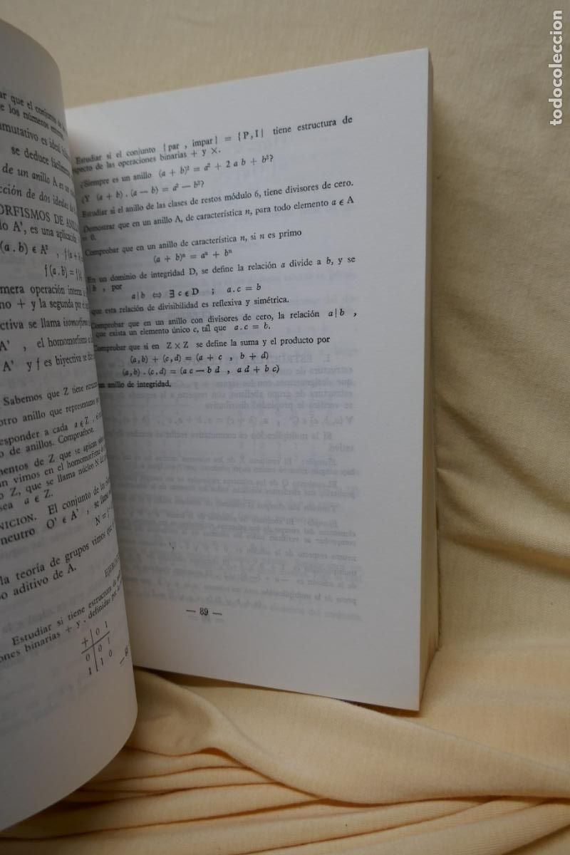 Libros de segunda mano de ciencias: Algebra lineal.- Thomas Ara, Luis - Foto 10