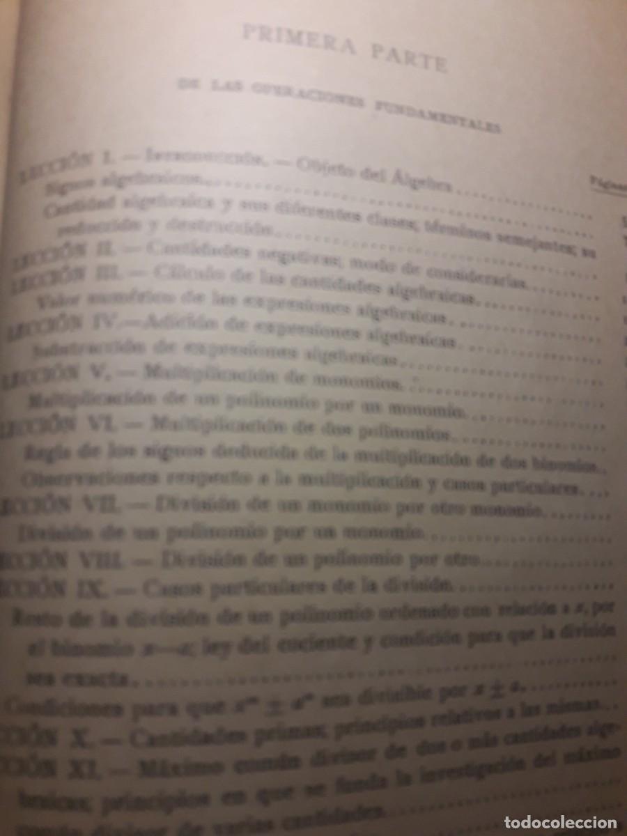 Libros de segunda mano de ciencias: lecciones de &aacute;lgebra - Foto 7