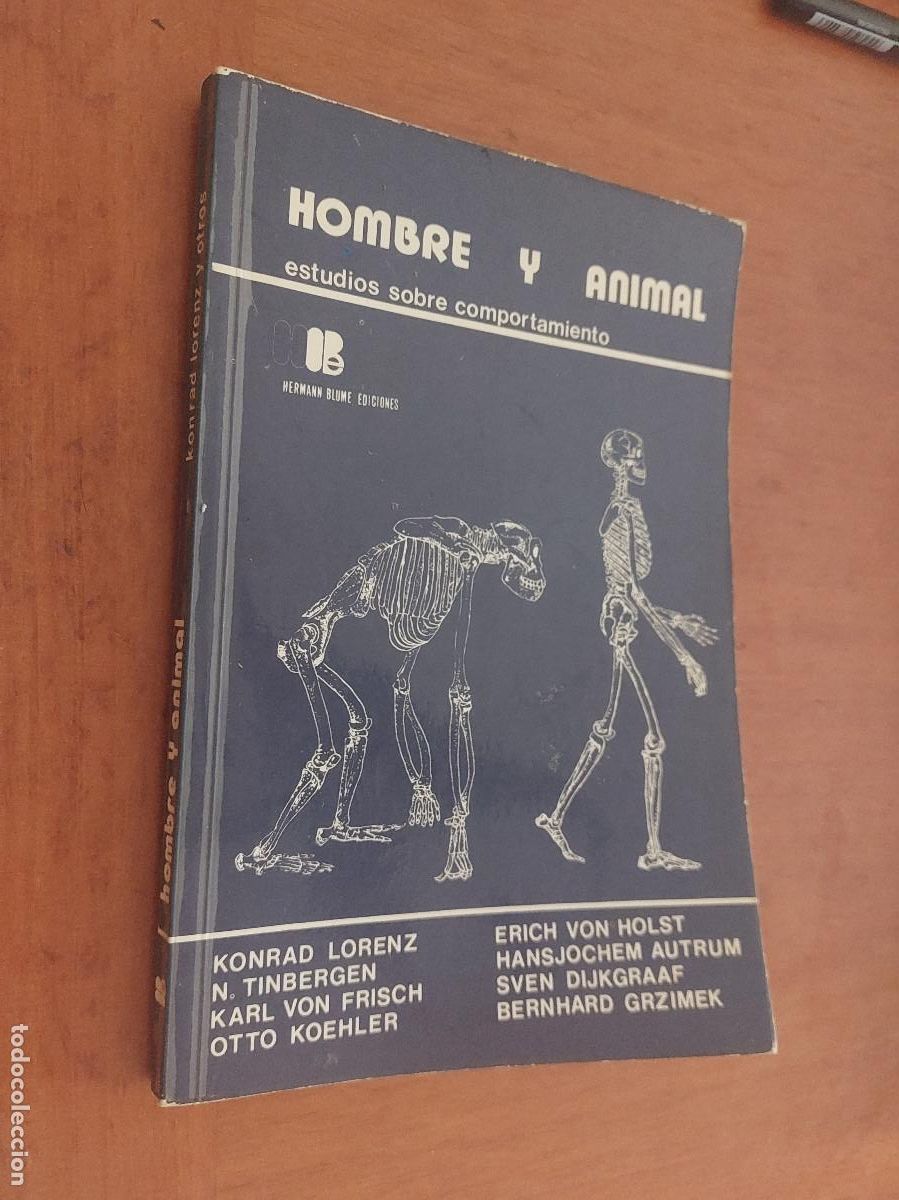 Gebrauchte B&uuml;cher: HOMBRE Y ANIMAL. ESTUDIOS SOBRE COMPORTAMIENTO. KONRAD LORENZ Y OTROS. R&Uacute;STICA. BUEN ESTADO