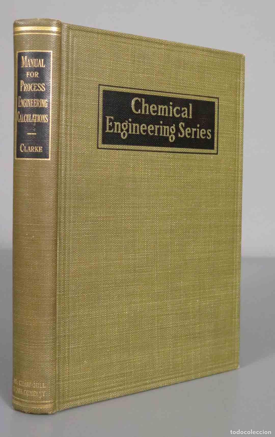 Libros de segunda mano: Manual for Process Engineering Calculations. CLARKE - Foto 1