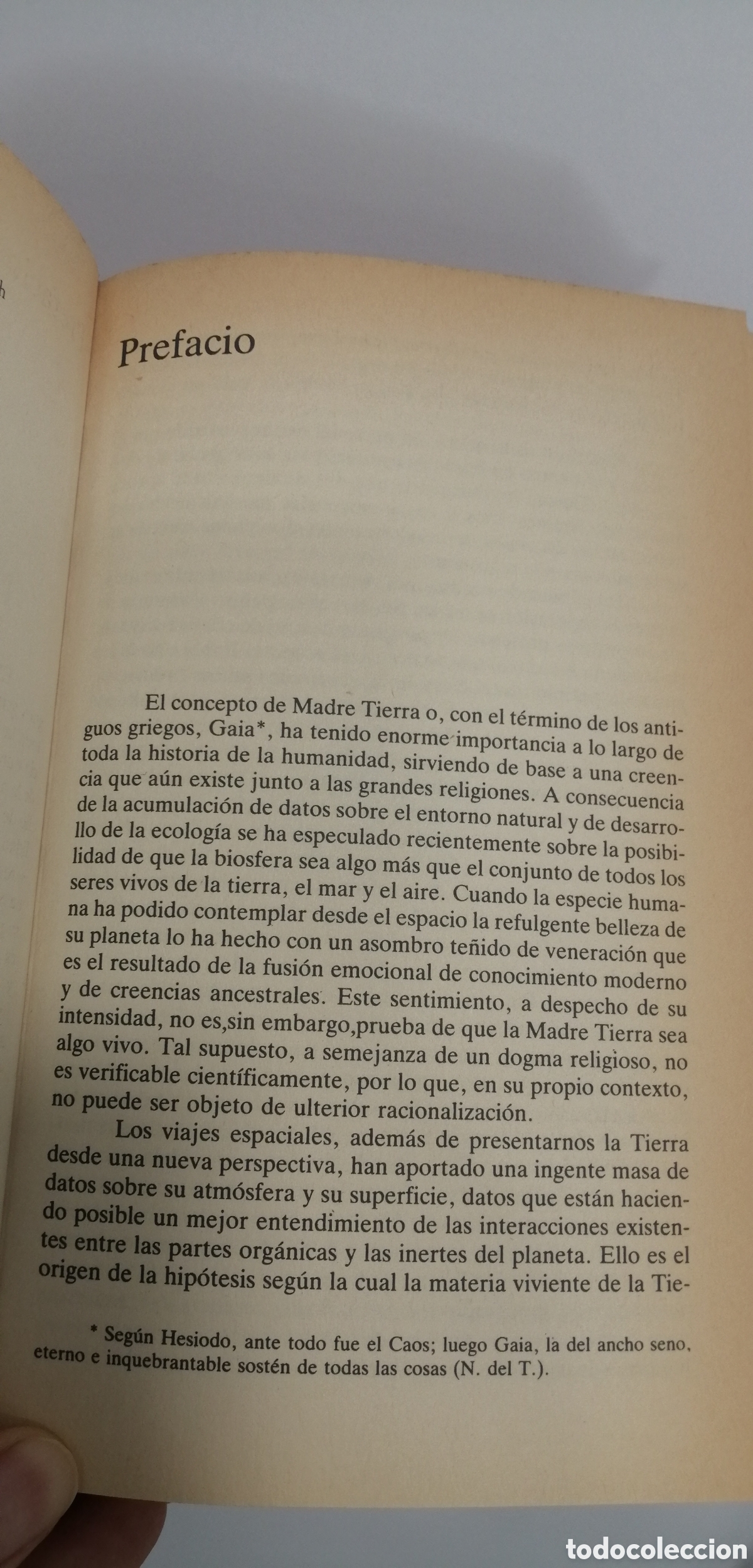 Libros de segunda mano: Gaia una nueva vida sobre la Tierra J. E. Lovelock - Foto 6