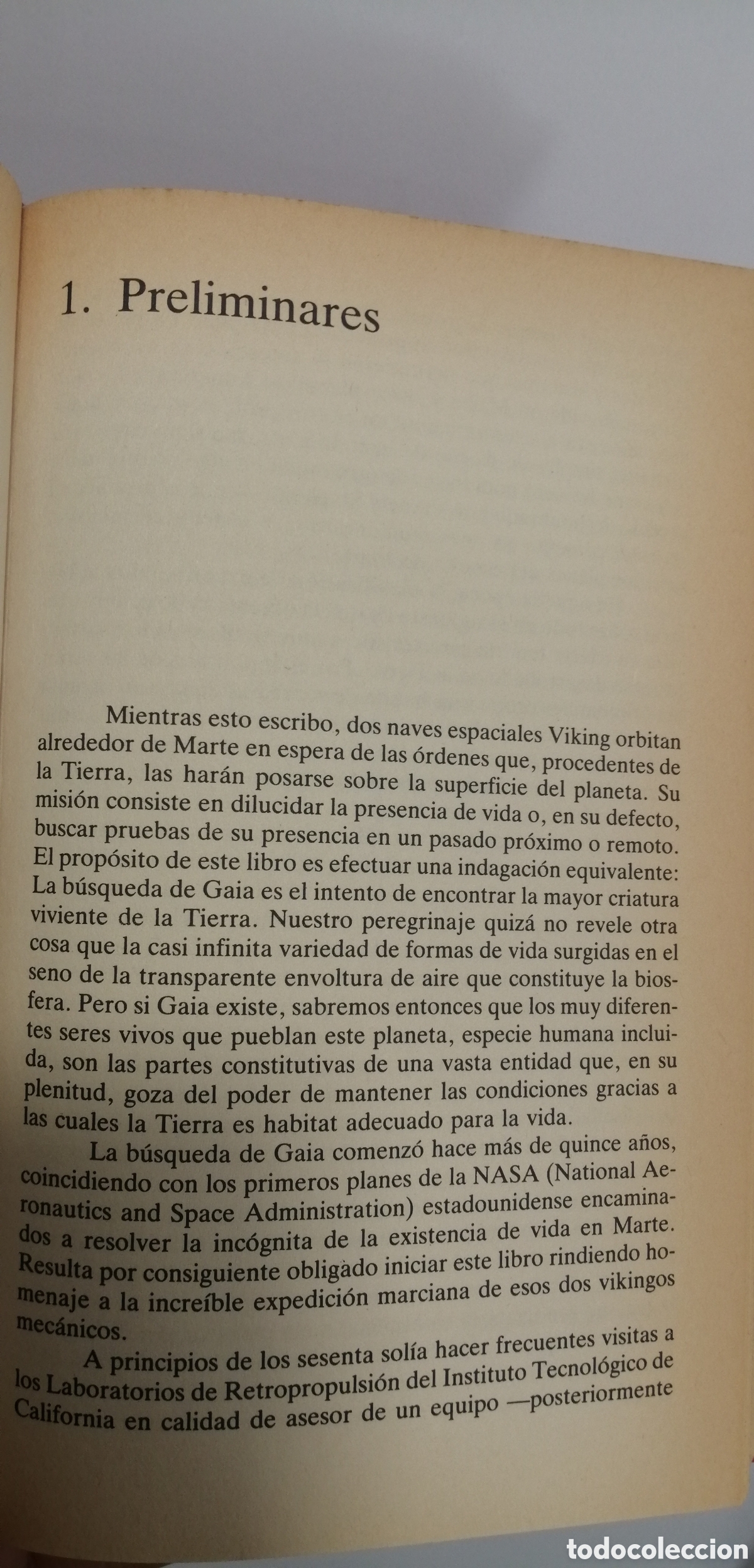 Libros de segunda mano: Gaia una nueva vida sobre la Tierra J. E. Lovelock - Foto 7