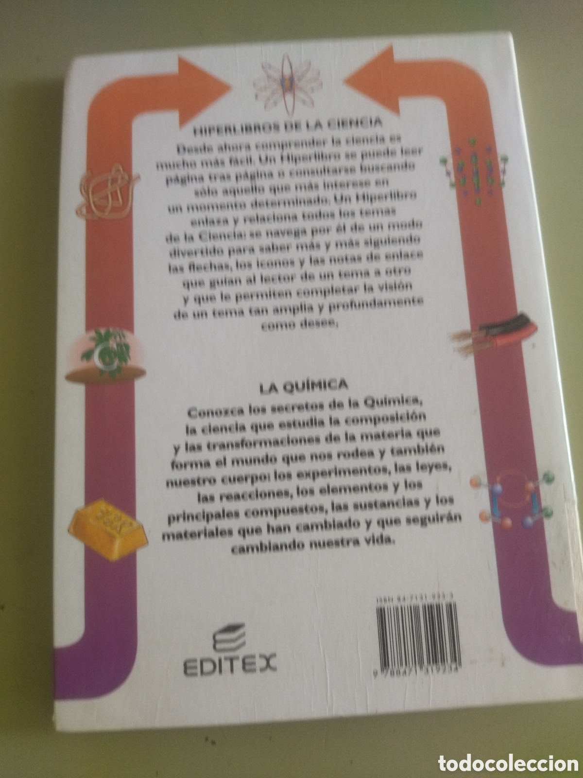 Libros de segunda mano de ciencias: LA QUIMICA, HIPER LIBROS DE LA CIENCIA, EDITEX, - Foto 2