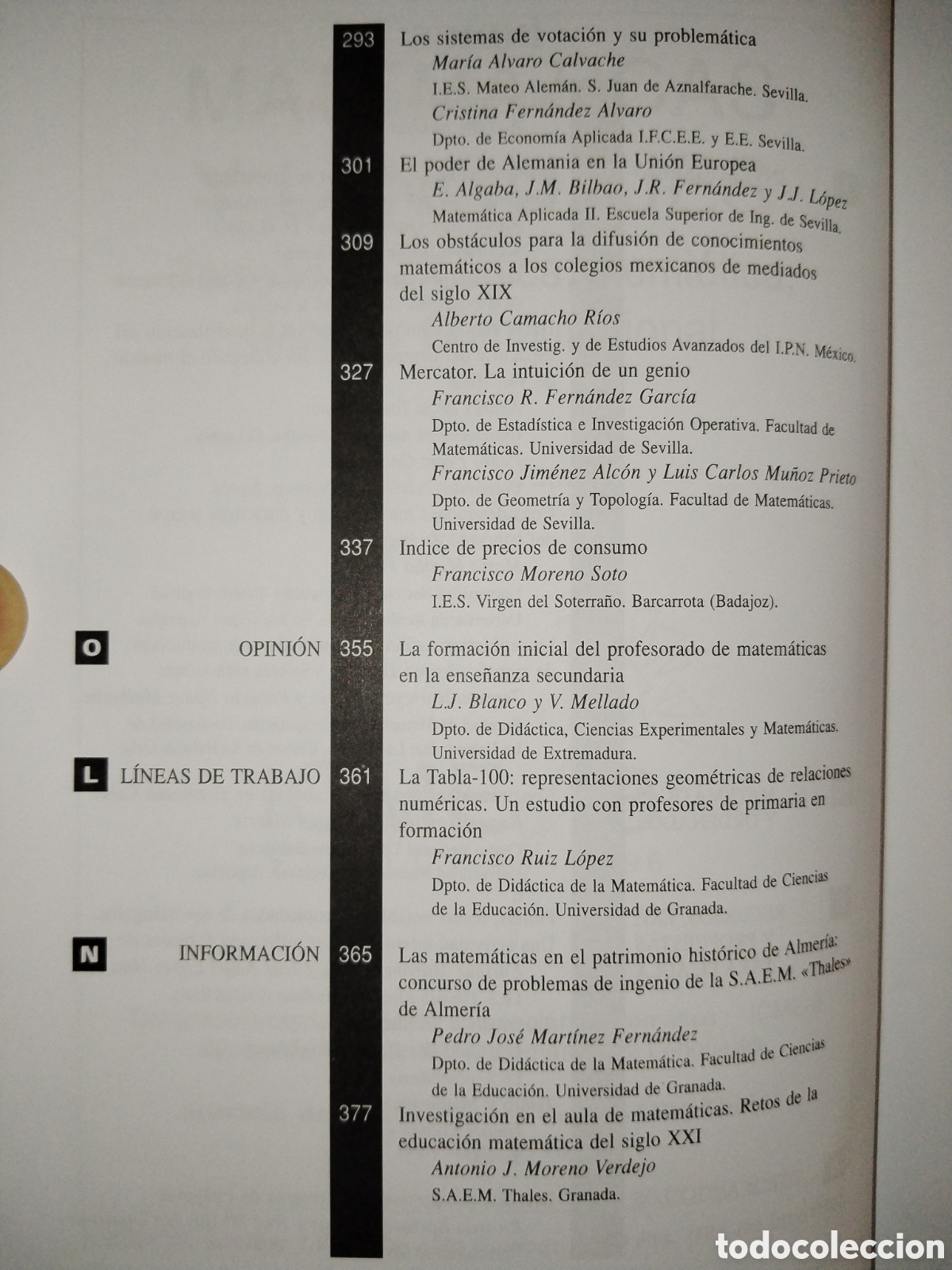 Libros de segunda mano de ciencias: Revista Epsilon matem&aacute;ticas n&uacute;mero 50 - Foto 3