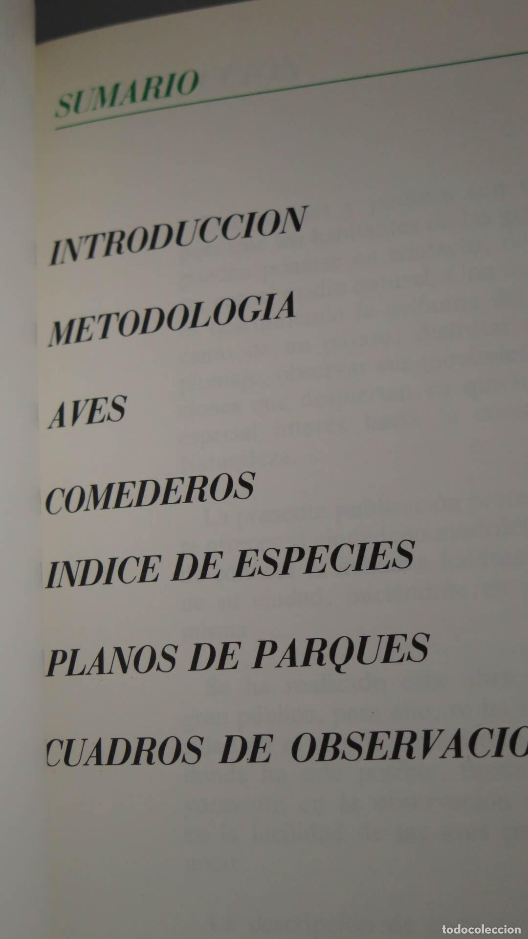 Libros de segunda mano: Aves en los parques de Madrid - Foto 2