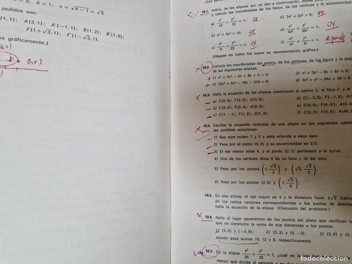 Libros de segunda mano de ciencias: MATEMATICAS BUP 3 CURSO JOAQUIN LOPEZ - Foto 3