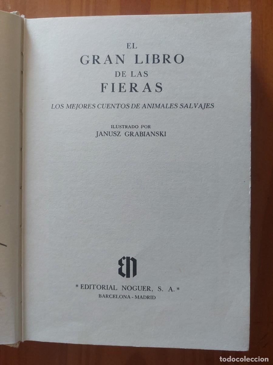 Libros de segunda mano: El gran libro de las fieras - 1970 - Foto 1