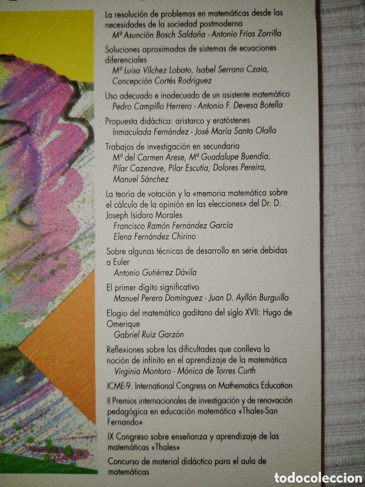 Libros de segunda mano de ciencias: Revista Epsilon n&uacute;mero 45. Matem&aacute;ticas - Foto 2