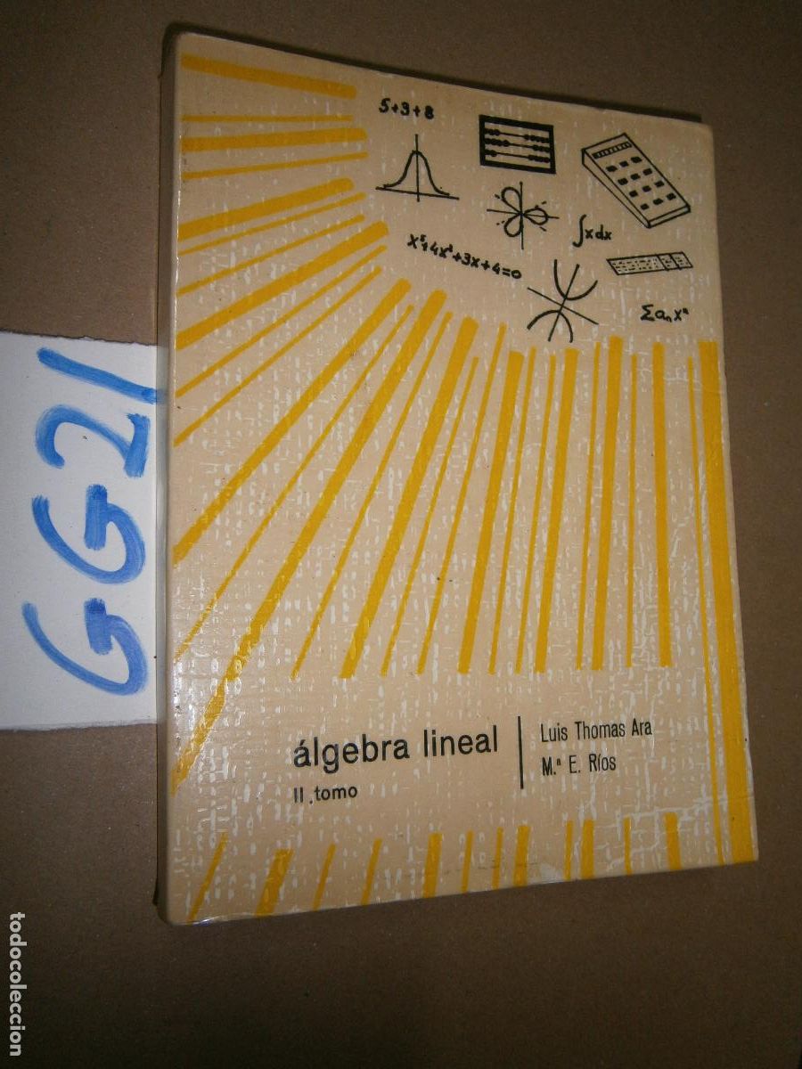 Libros de segunda mano de ciencias: -- ALGEBRA LINEAL -- - Foto 1
