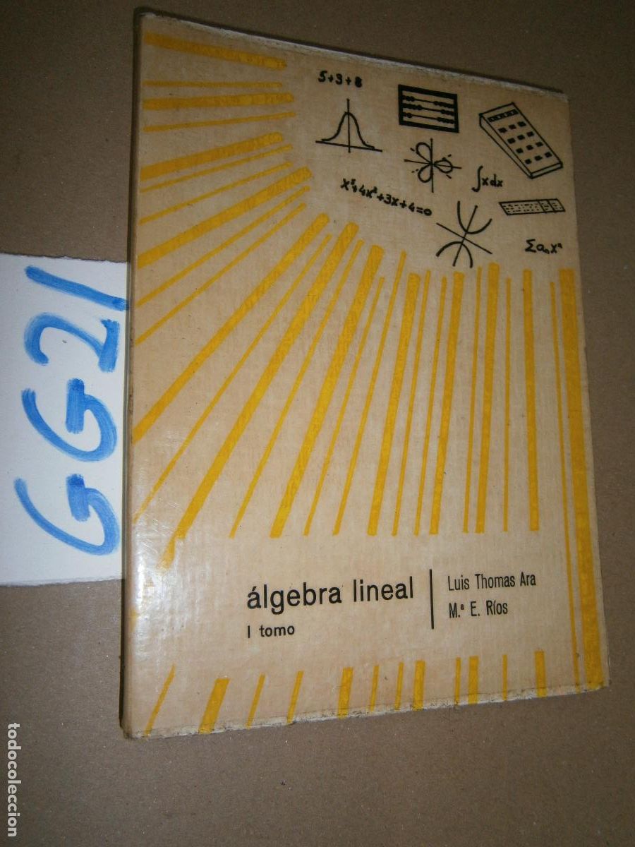 Libros de segunda mano de ciencias: -- ALGEBRA LINEAL -- - Foto 1