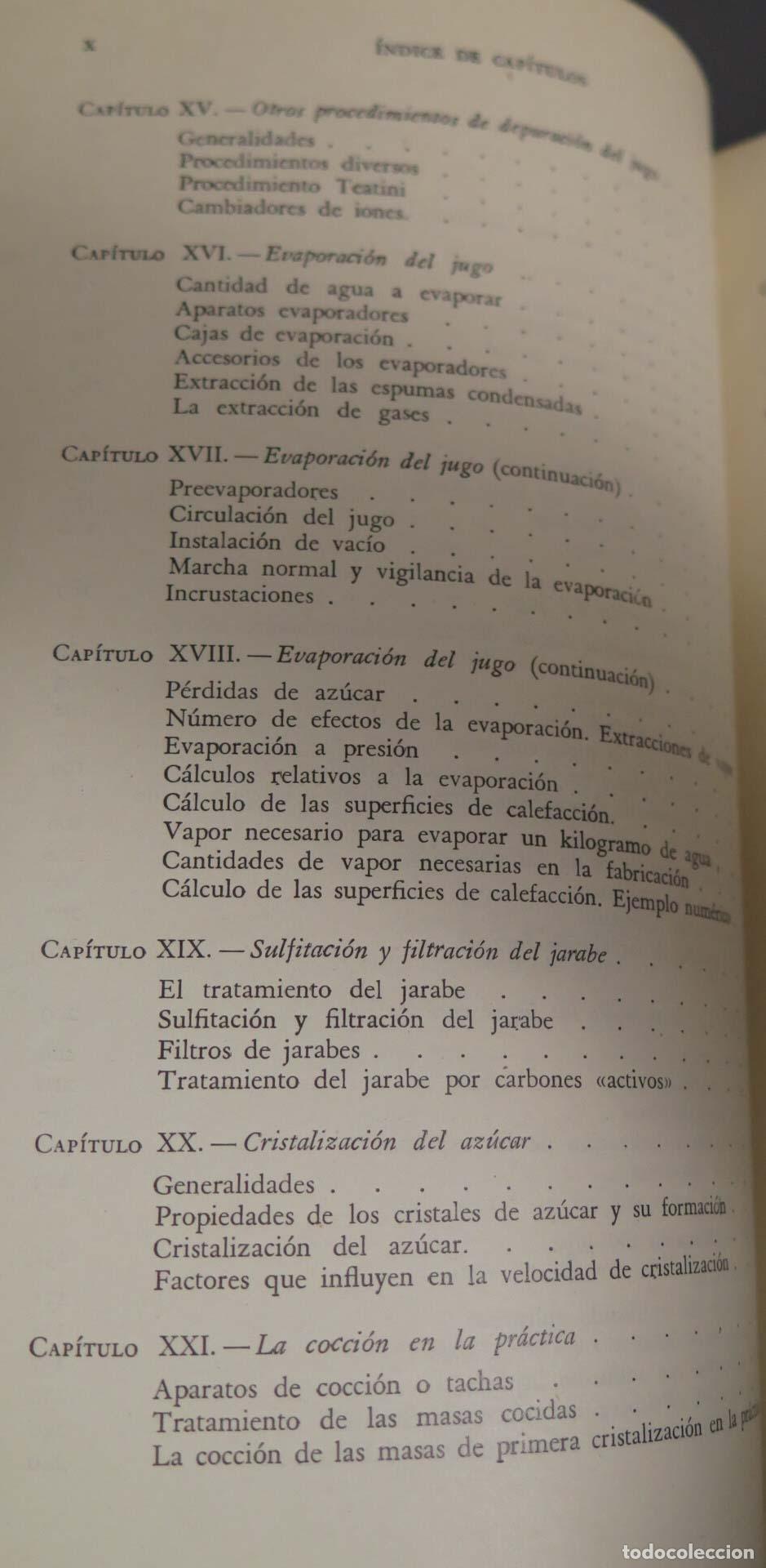 Libros de segunda mano: fabricacion del azucar. PORTA - Foto 5