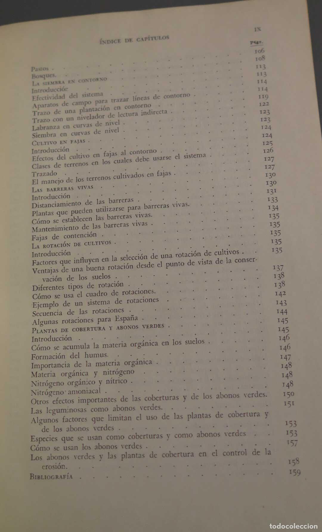 Libros de segunda mano: Conservaci&oacute;n de suelos Su&aacute;rez de Castro - Foto 4