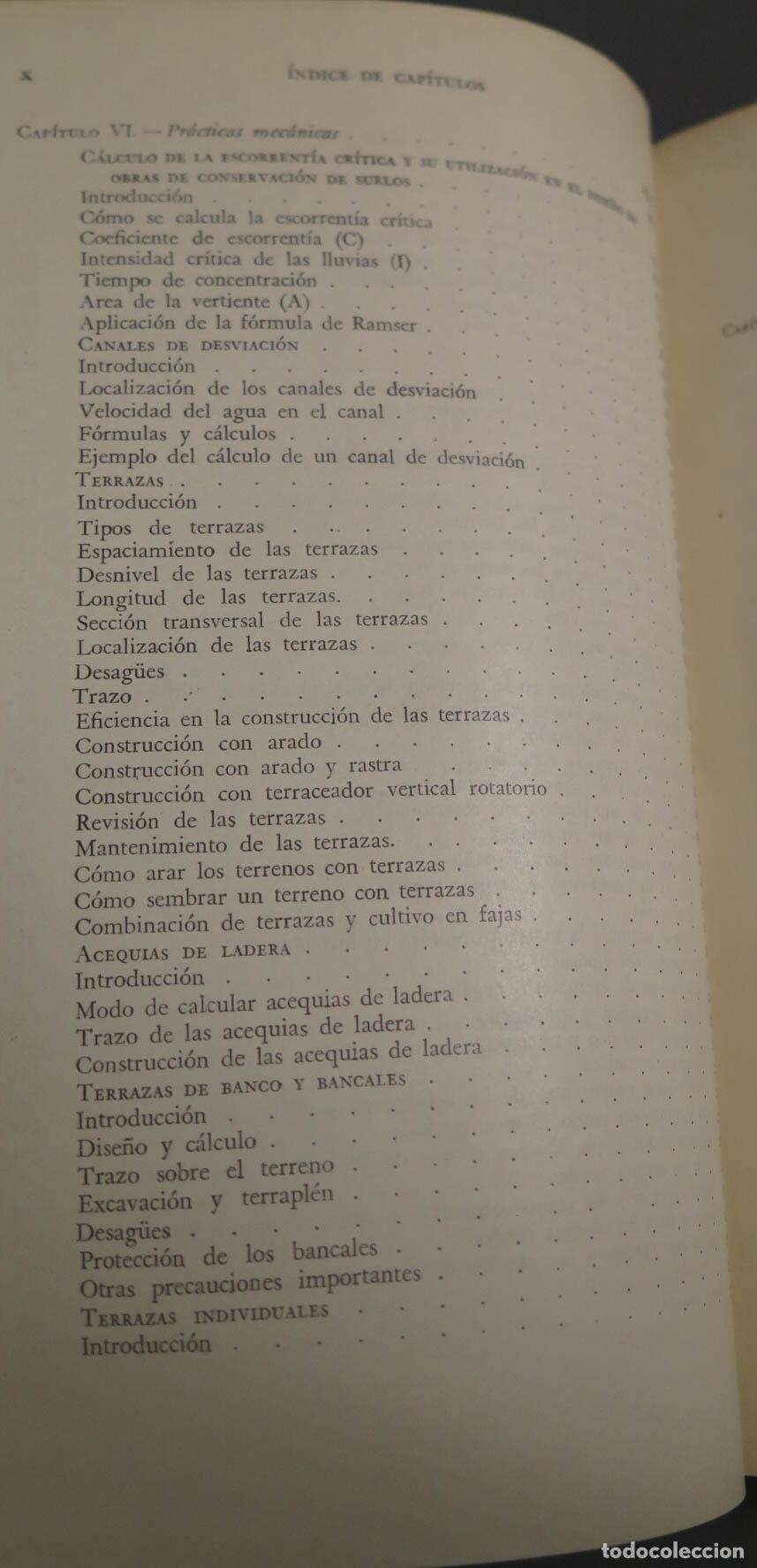 Libros de segunda mano: Conservaci&oacute;n de suelos Su&aacute;rez de Castro - Foto 5