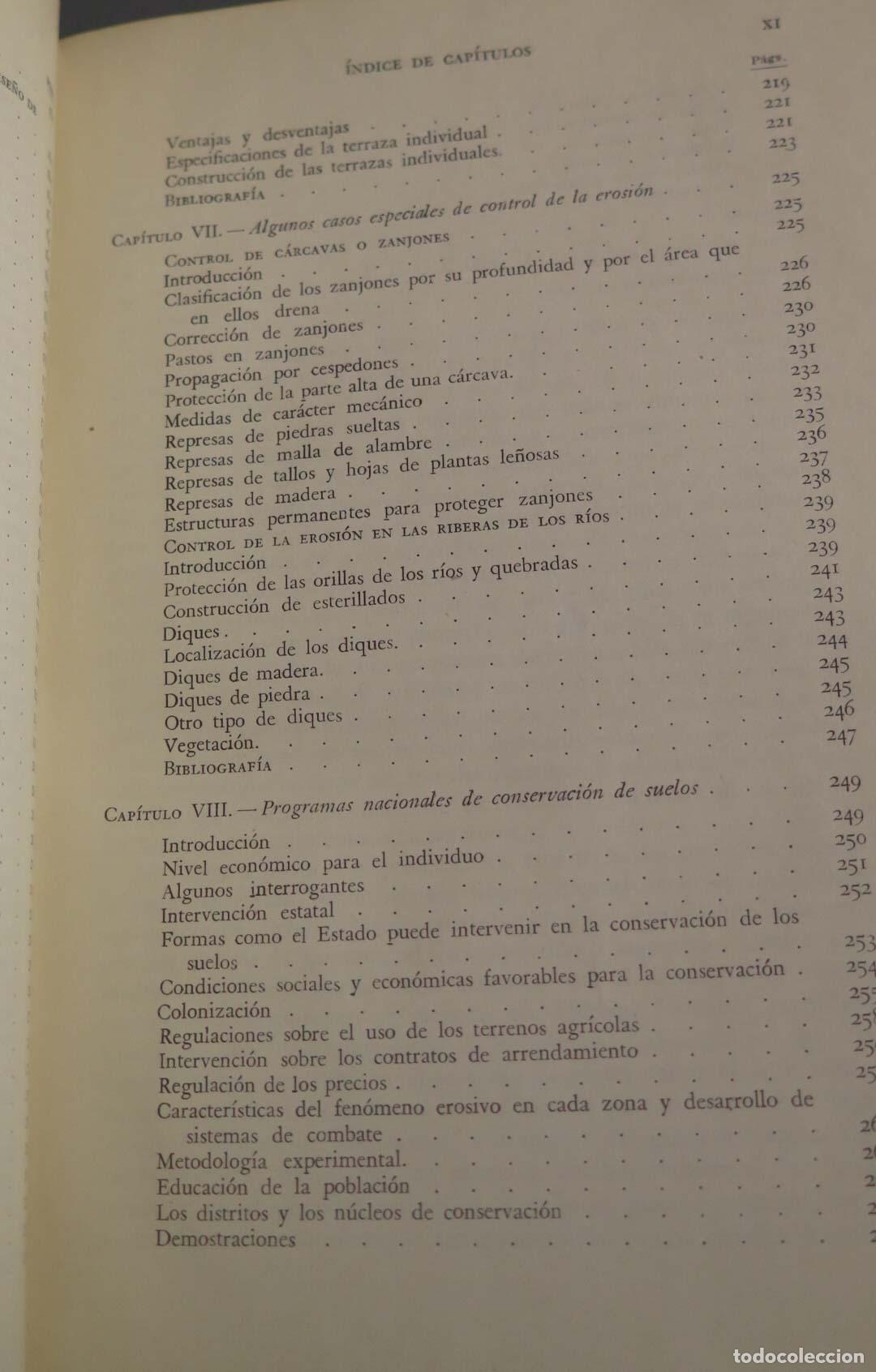 Libros de segunda mano: Conservaci&oacute;n de suelos Su&aacute;rez de Castro - Foto 6