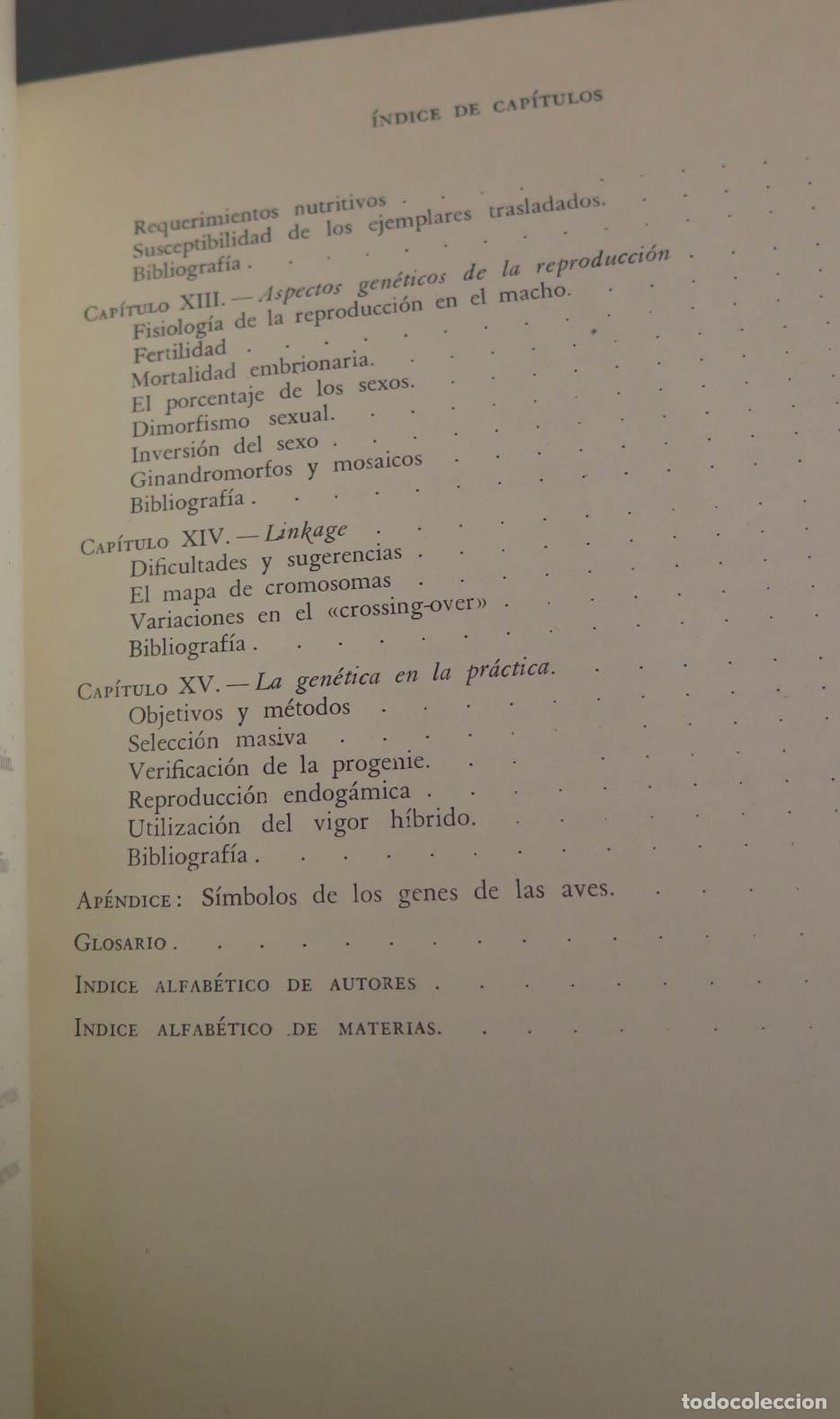 Libros de segunda mano: Genetica avicola. F. B. Hutt - Foto 4