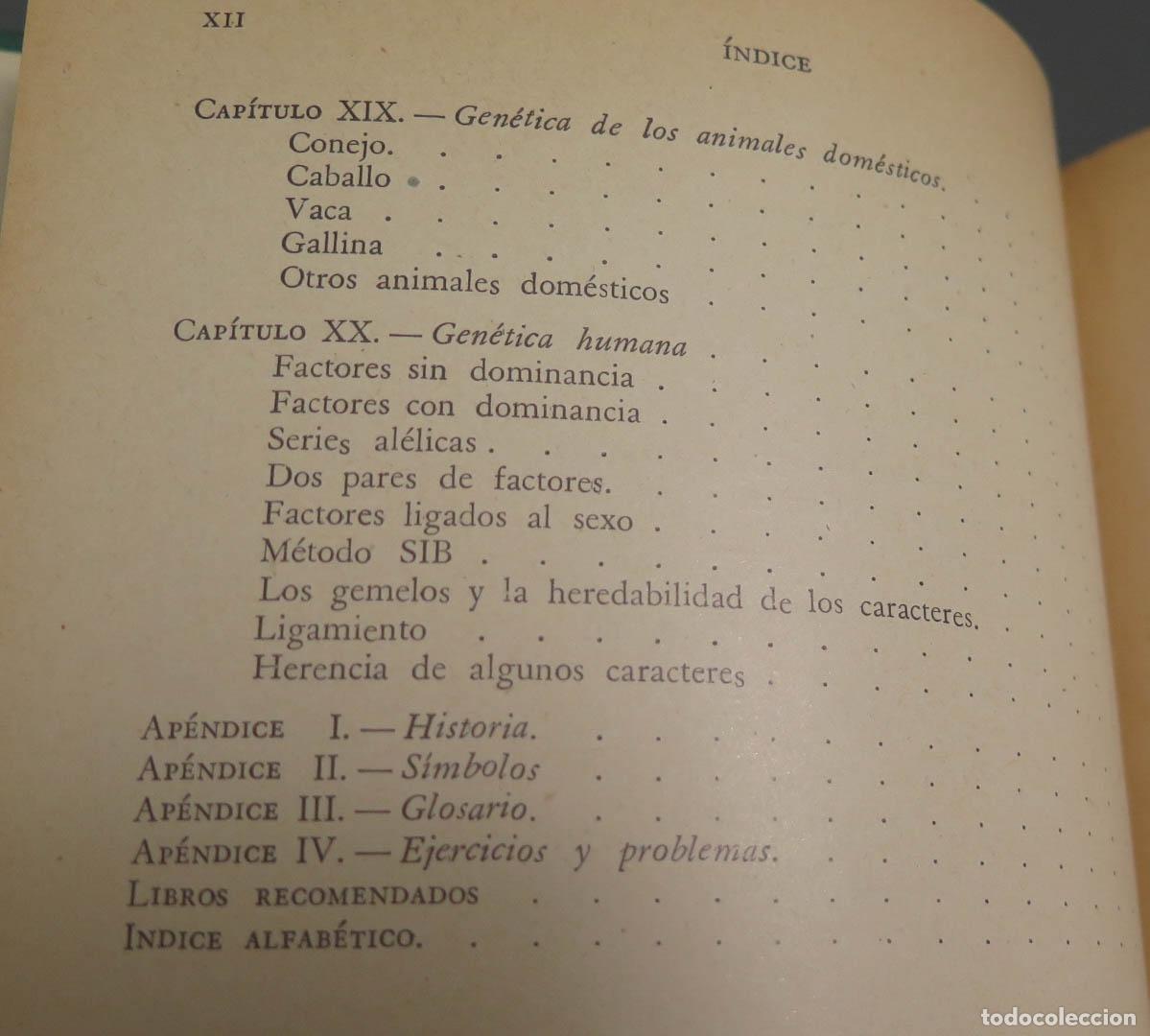 Libros de segunda mano: Gen&eacute;tica general y agr&iacute;cola S&aacute;nchez-Monge - Foto 5
