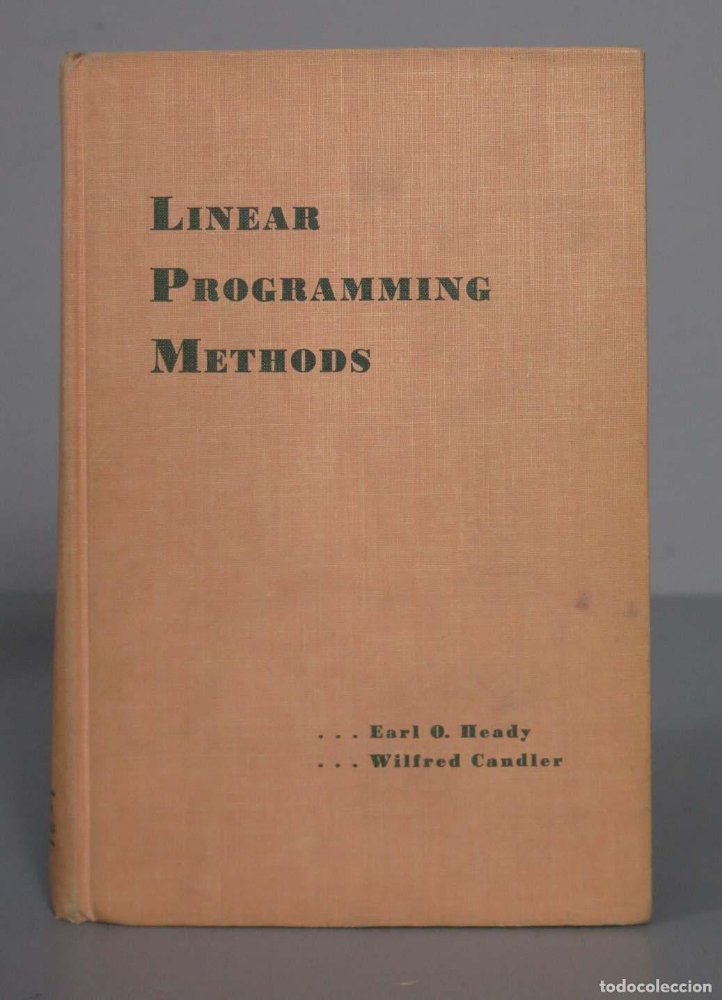 Libros de segunda mano de ciencias: Linear programming methods Earl Orel - Foto 1