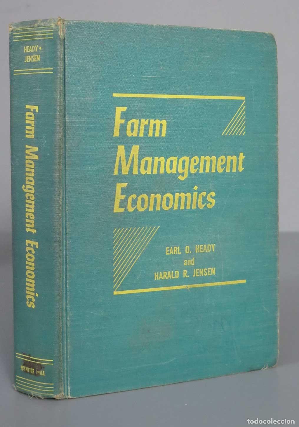 Libros de segunda mano: Farm Management Economics Earl O - Foto 1