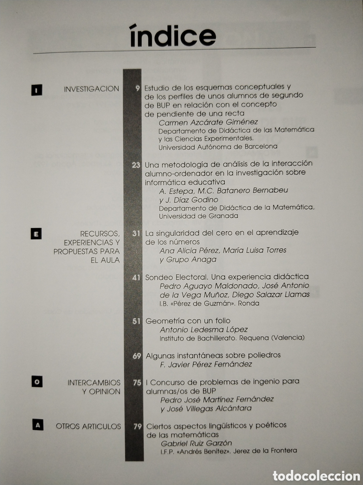 Libros de segunda mano de ciencias: Revista de matem&aacute;ticas Epsilon. N&ordm; 24 - Foto 2