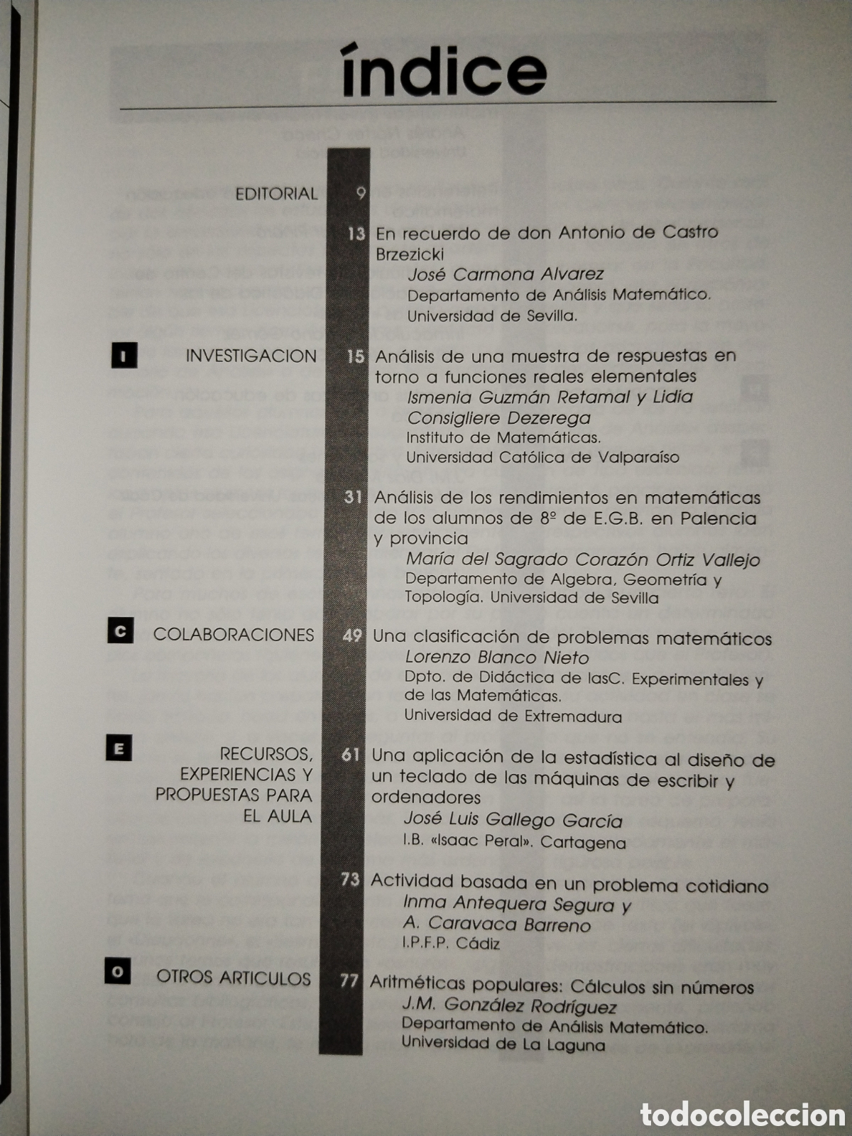 Libros de segunda mano de ciencias: Revista de matem&aacute;ticas Epsilon. N&ordm; 25 - Foto 2