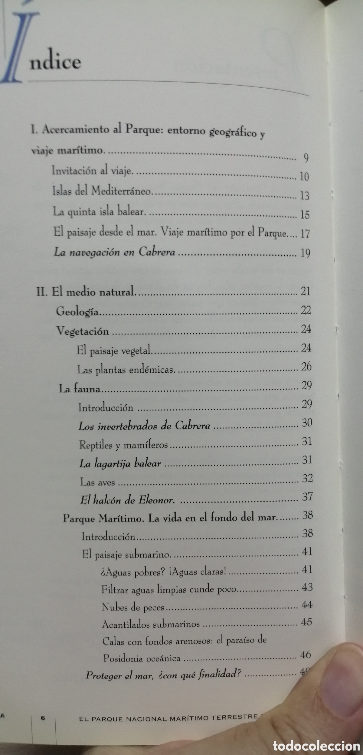 Libros de segunda mano: Cabrera El Parque Nacional Mar&iacute;timo Terrestre Gu&iacute;a de visita e Historia - Foto 7