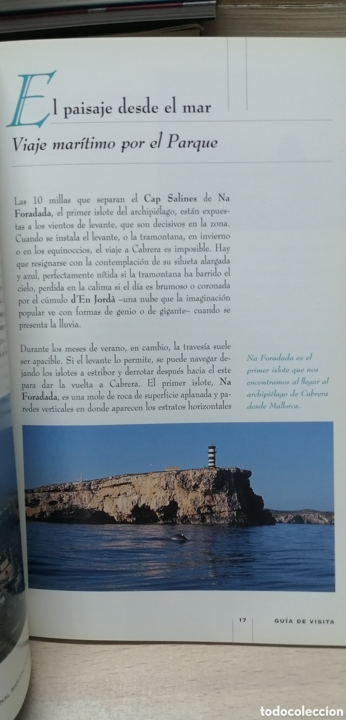 Libros de segunda mano: Cabrera El Parque Nacional Mar&iacute;timo Terrestre Gu&iacute;a de visita e Historia - Foto 9