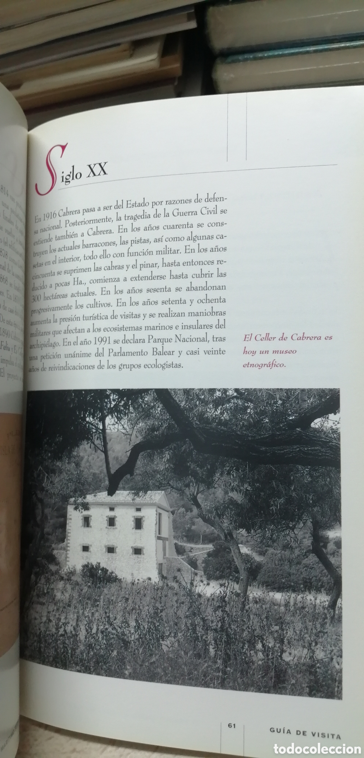 Libros de segunda mano: Cabrera El Parque Nacional Mar&iacute;timo Terrestre Gu&iacute;a de visita e Historia - Foto 27