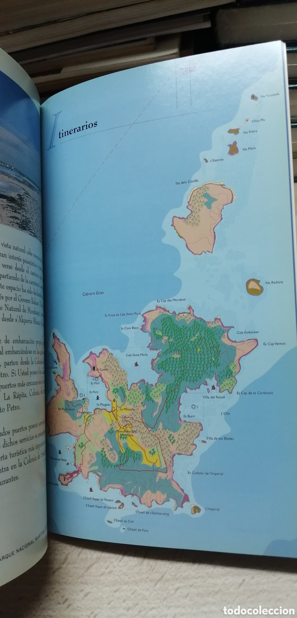 Libros de segunda mano: Cabrera El Parque Nacional Mar&iacute;timo Terrestre Gu&iacute;a de visita e Historia - Foto 28