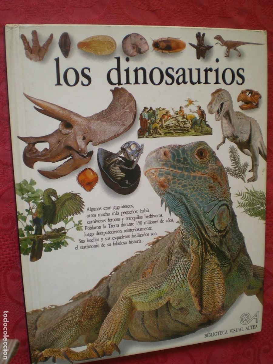 Libros de segunda mano: LOS DINOSAURIOS . BIBLIOTECA VISUAL ALTEA. - Foto 1