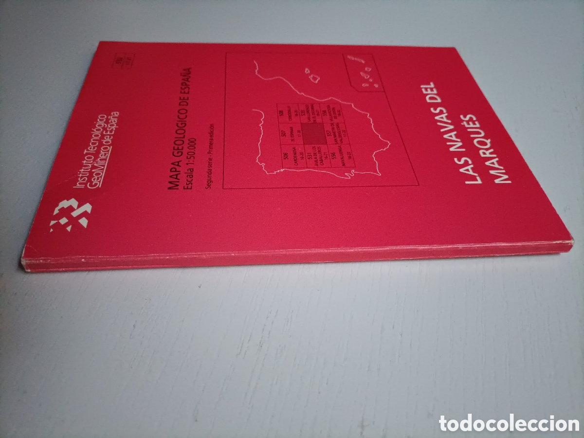 Libros de segunda mano: Las Navas del Marqu&eacute;s &Aacute;vila. Mapa geol&oacute;gico de Espa&ntilde;a - Foto 2