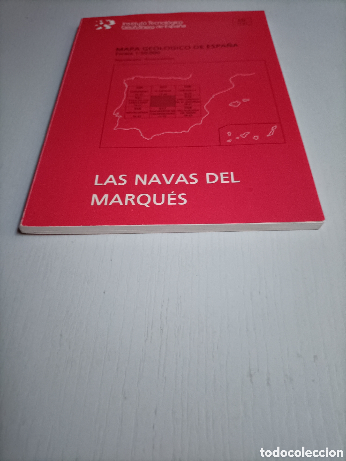 Libros de segunda mano: Las Navas del Marqu&eacute;s &Aacute;vila. Mapa geol&oacute;gico de Espa&ntilde;a - Foto 4