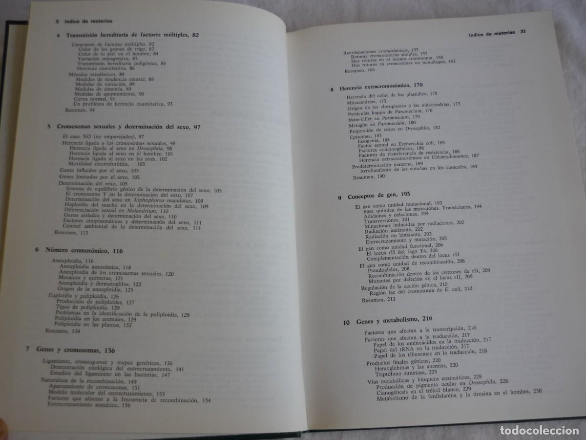 Libros de segunda mano: Biolog&iacute;a del gen Louis Levine 1979 - Foto 9