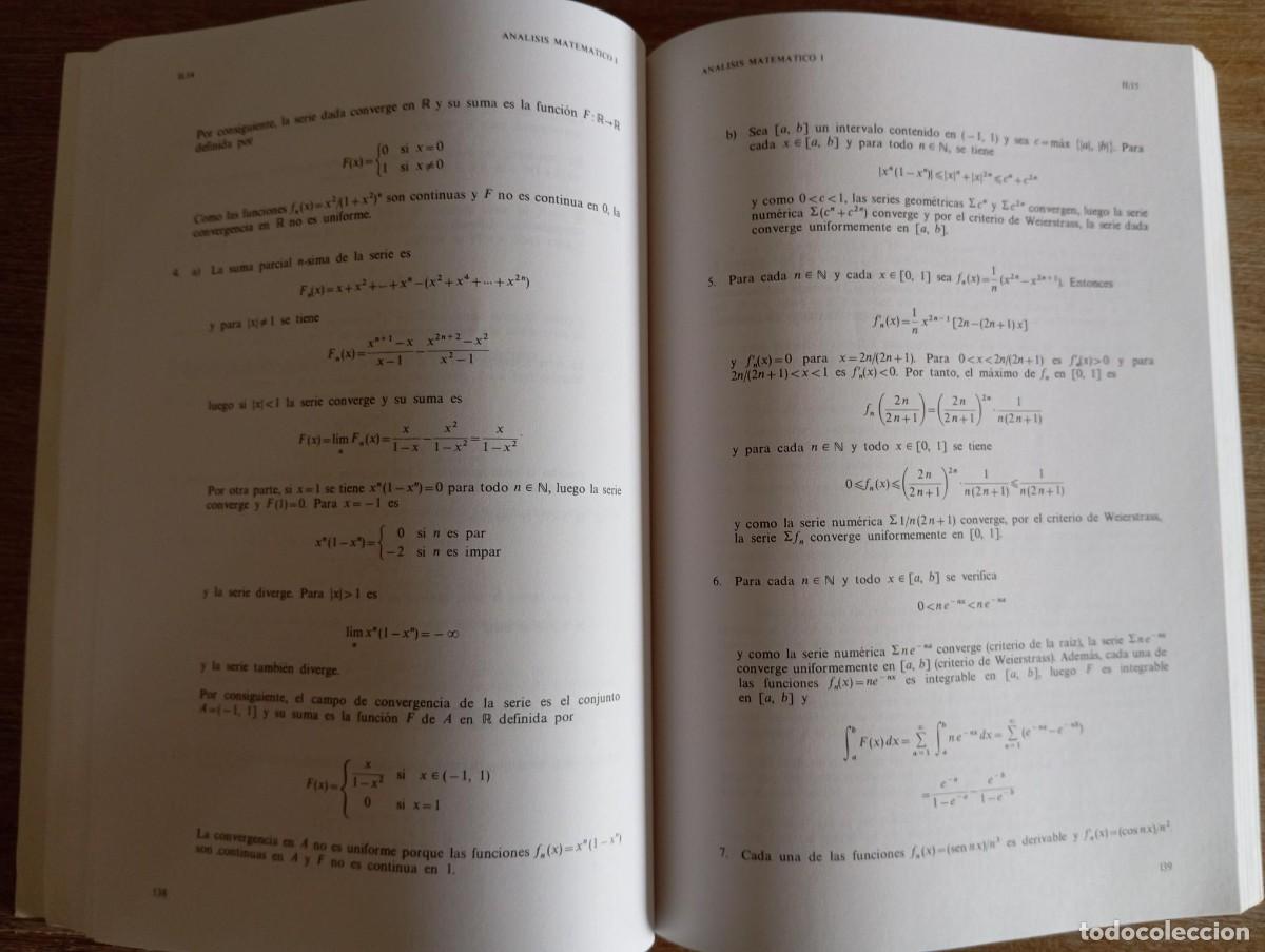 Libros de segunda mano de ciencias: ANALISIS MATEMATICO I - UNED - Foto 3