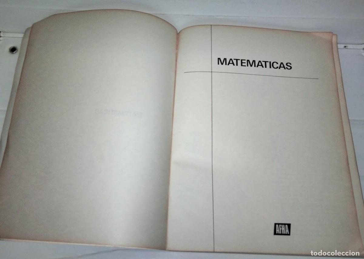 Libros de segunda mano de ciencias: Matematicas - Ediciones Afha 3&ordf; edici&oacute;n Abril 1973 - ISBN 8420103519 - Foto 8