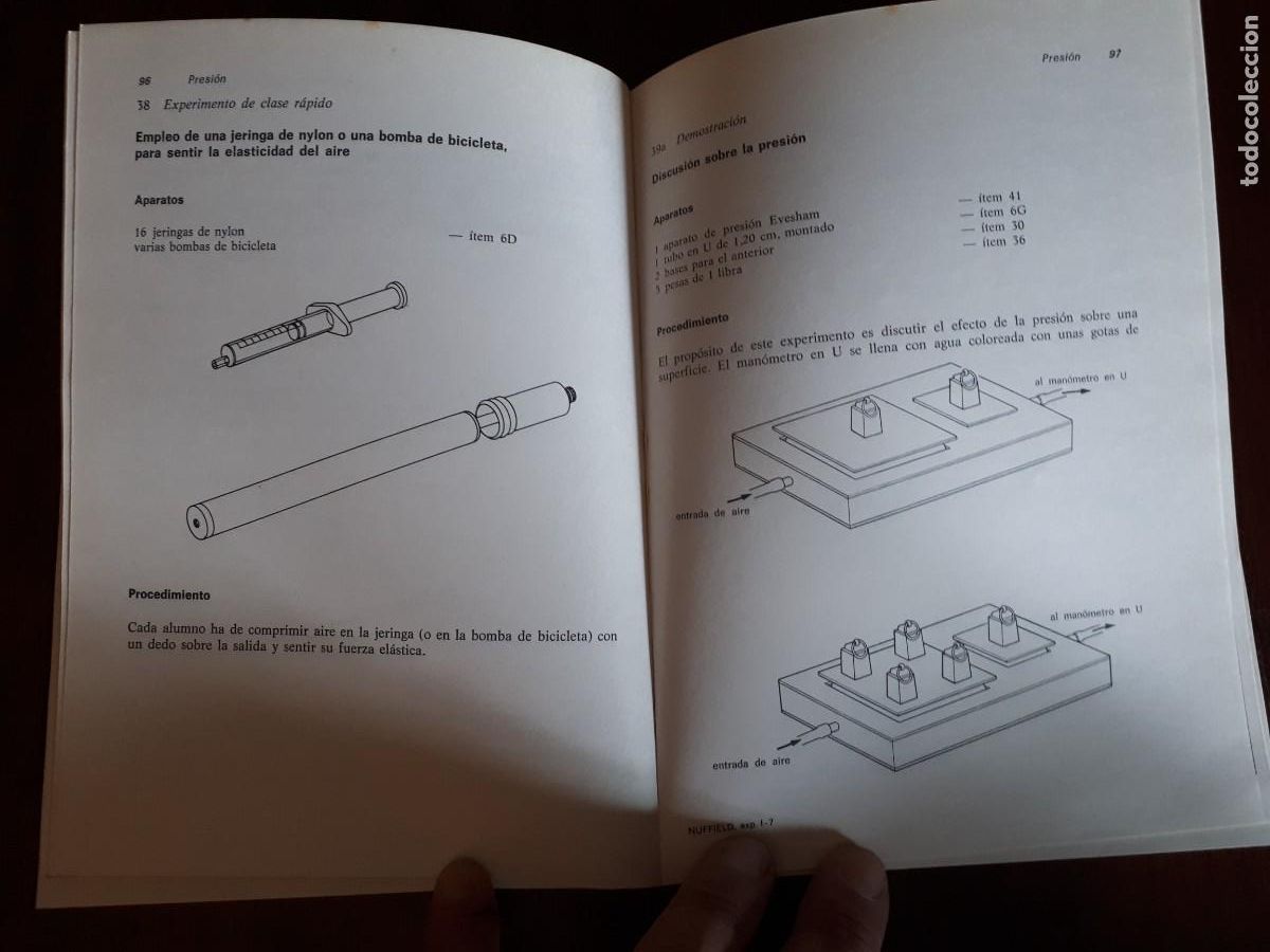 Libros de segunda mano de ciencias: F&iacute;sica B&aacute;sica Nuffield. Guia de Experimentos I. - Foto 4