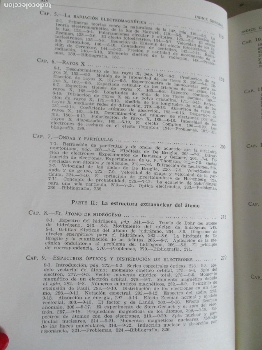 Libros de segunda mano de ciencias: HENRY SEMAT F&iacute;sica at&oacute;mica y nuclear W28872 - Foto 3
