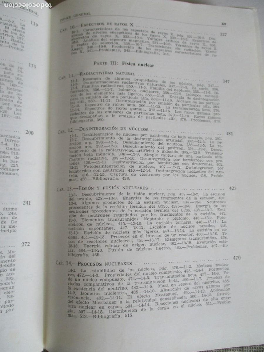 Libros de segunda mano de ciencias: HENRY SEMAT F&iacute;sica at&oacute;mica y nuclear W28872 - Foto 4
