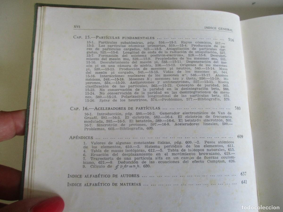 Libros de segunda mano de ciencias: HENRY SEMAT F&iacute;sica at&oacute;mica y nuclear W28872 - Foto 5