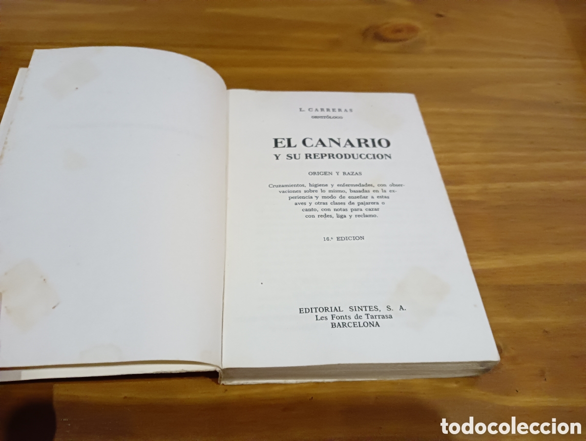 Libros de segunda mano: El canario y su reproducci&oacute;n. - Foto 3
