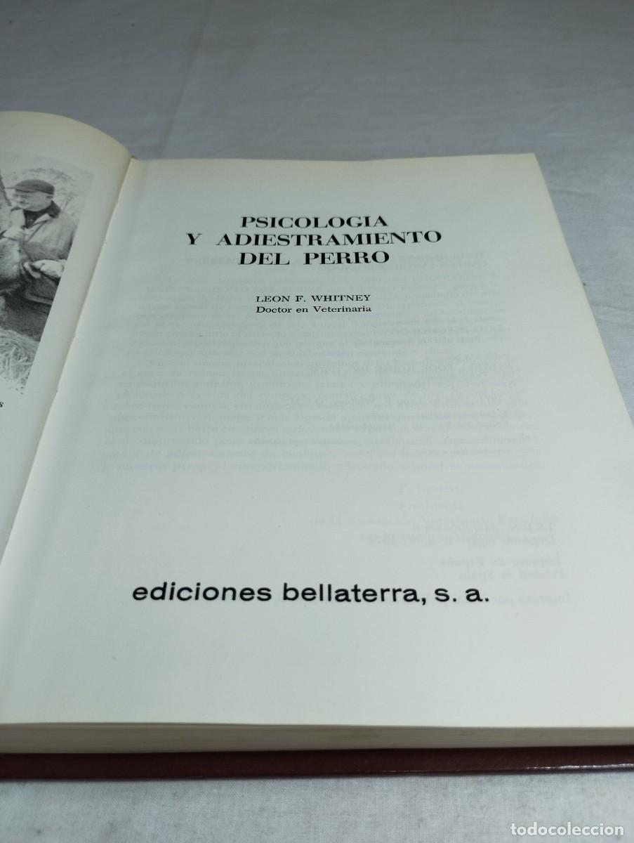 Libros de segunda mano: Psicolog&iacute;a y adiestramiento del perro. Leon F. Whitney, DVM. - Foto 2