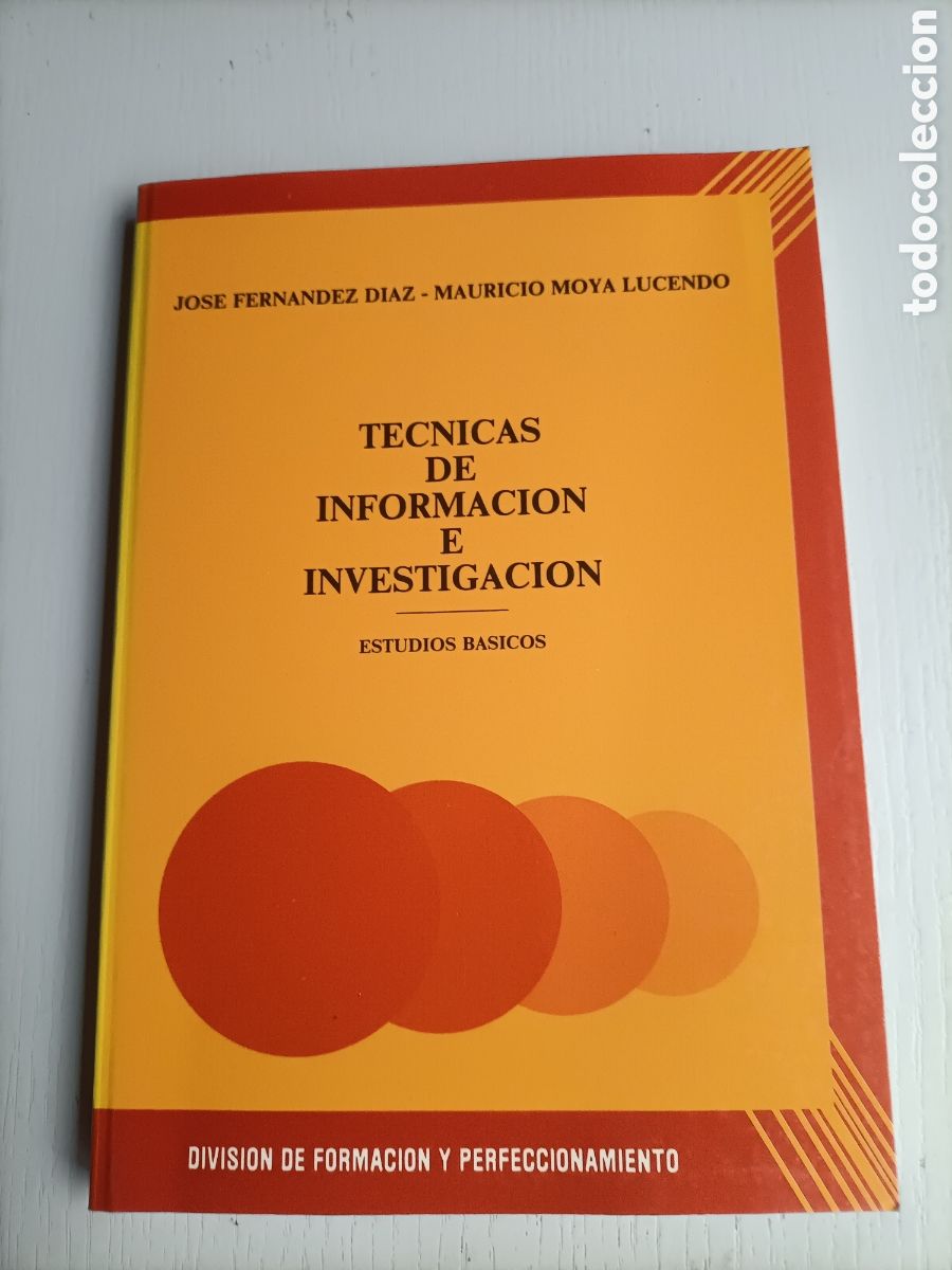 Libros de segunda mano de ciencias: T&eacute;cnicas de informaci&oacute;n e investigaci&oacute;n. Estudios b&aacute;sicos Jos&eacute; Fern&aacute;ndez D&iacute;az - Foto 2