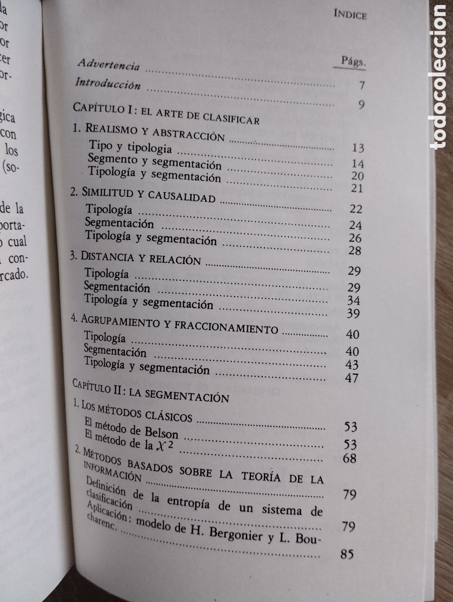 Libros de segunda mano de ciencias: Segmentaci&oacute;n y tipolog&iacute;a - M. Hugues, C. Bouveyron y B. Griffon - Foto 2
