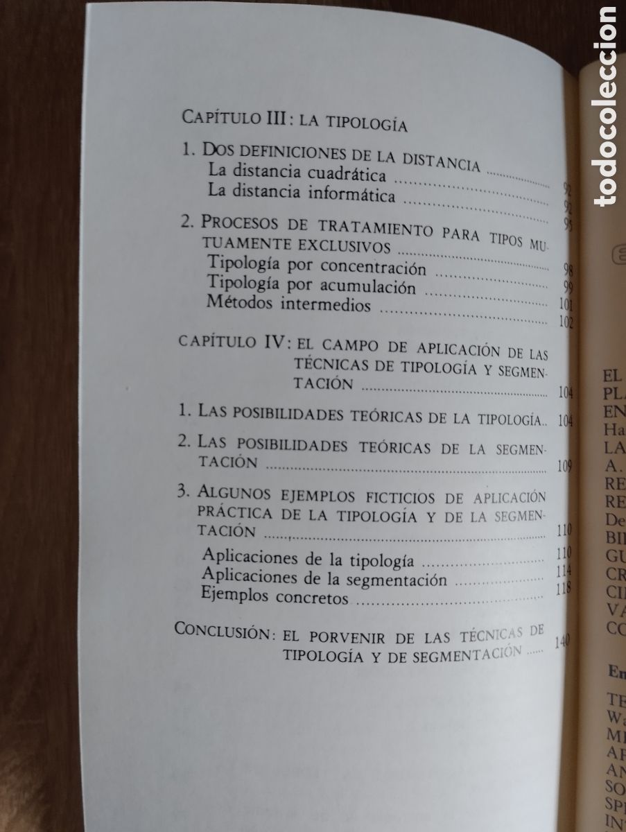 Libros de segunda mano de ciencias: Segmentaci&oacute;n y tipolog&iacute;a - M. Hugues, C. Bouveyron y B. Griffon - Foto 3