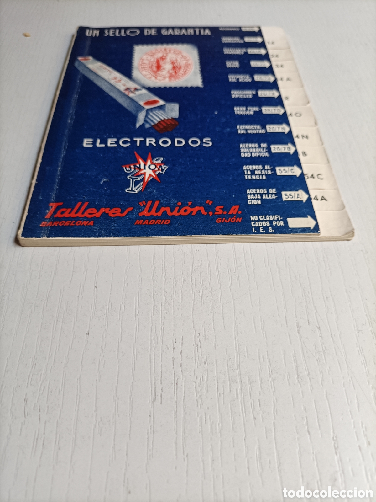 Libros de segunda mano de ciencias: Electrodos. Talleres Uni&oacute;n - Foto 4