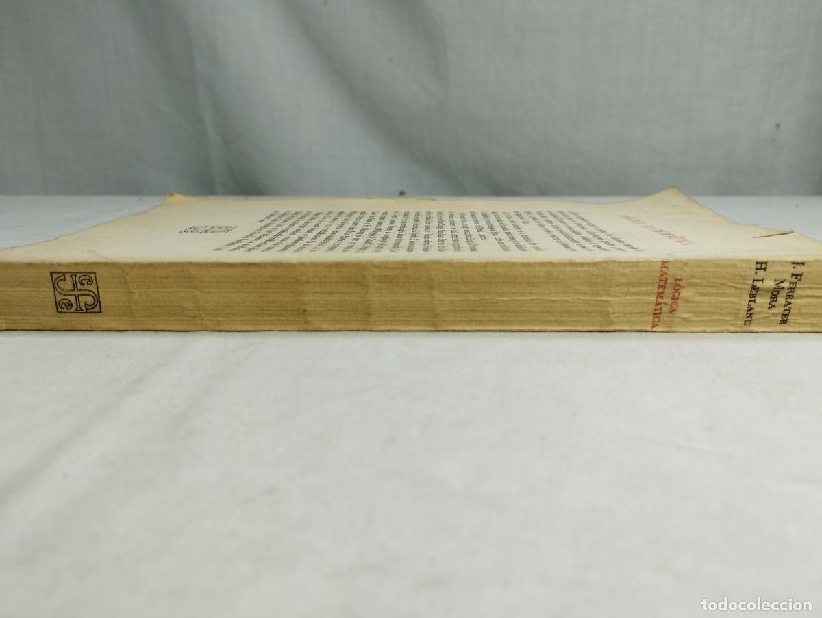 Libros de segunda mano de ciencias: L&oacute;gica matem&aacute;tica. Jos&eacute; Ferrater y Hugues Leblanc - Foto 3