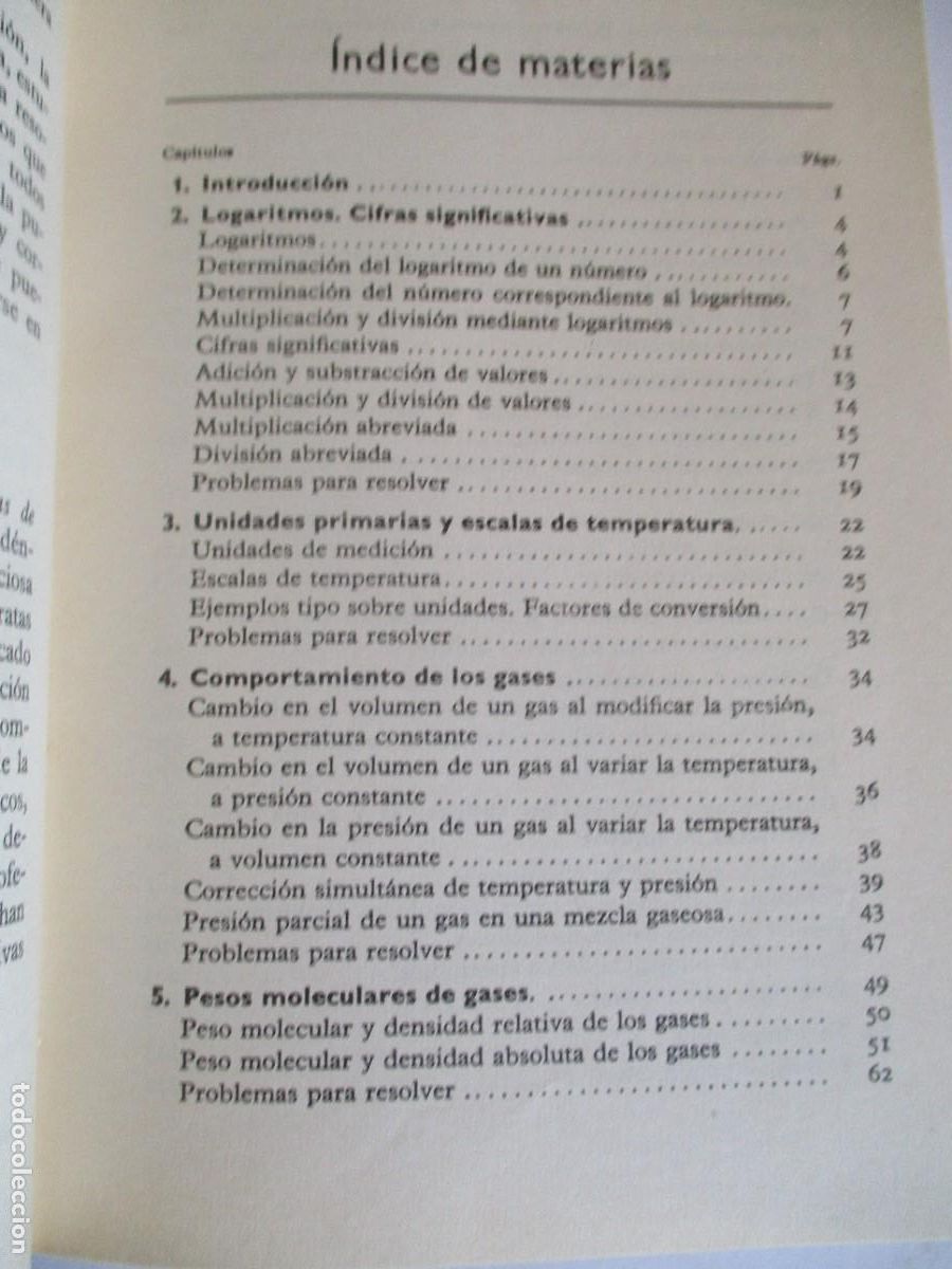 Libros de segunda mano de ciencias: JOS&Eacute; IBARZ Problemas de Qu&iacute;mica General W28955 - Foto 2