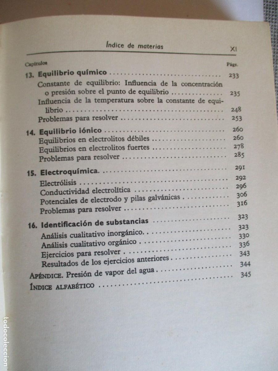 Libros de segunda mano de ciencias: JOS&Eacute; IBARZ Problemas de Qu&iacute;mica General W28955 - Foto 4