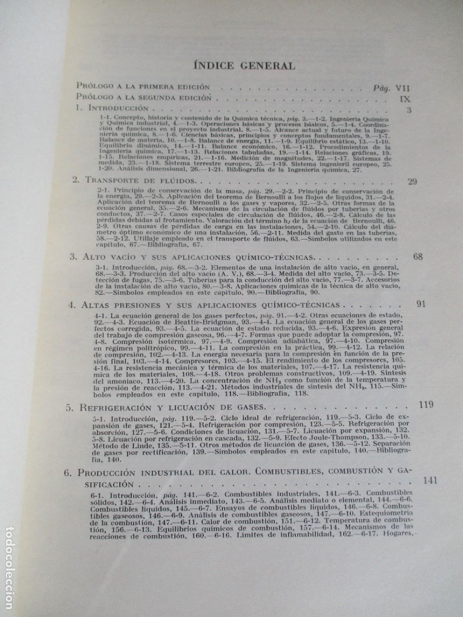 Libros de segunda mano de ciencias: &Aacute;NGEL VIAN , JOAQU&Iacute;N OC&Oacute;N Elementos de ingenier&iacute;a qu&iacute;mica (operaciones b&aacute;sicas) W28963 - Foto 3